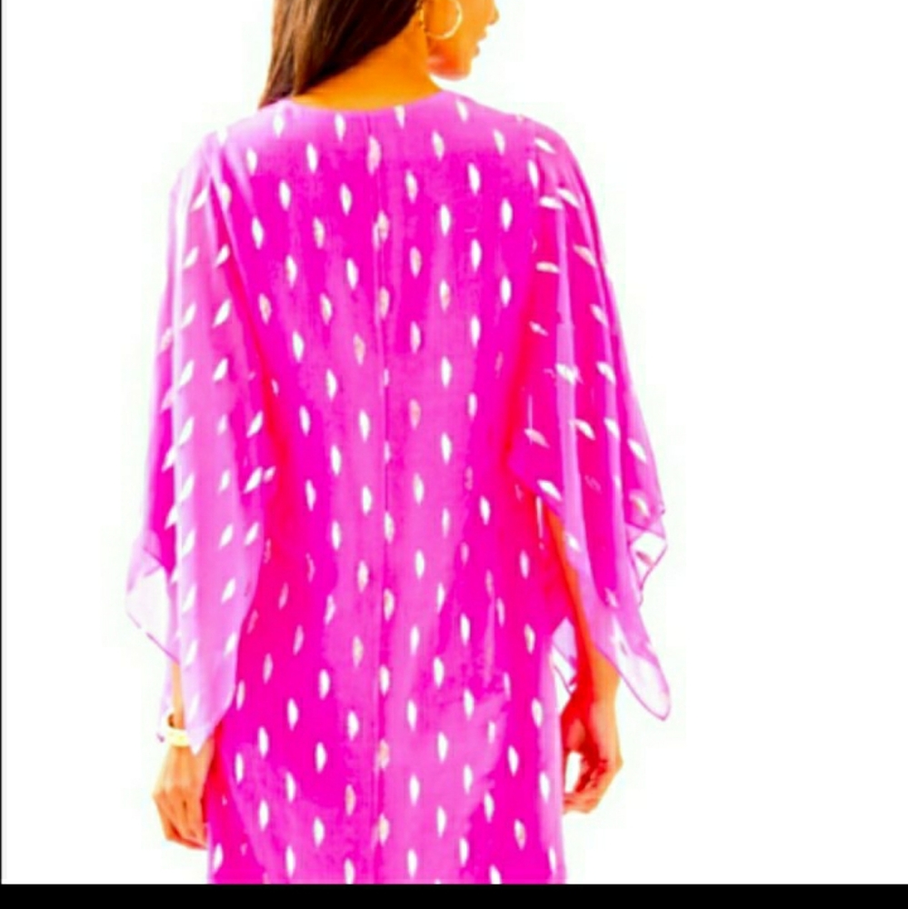 NWT Lilly Pulitzer Shalynn Silk Caftan Dress - Picture 2 of 9